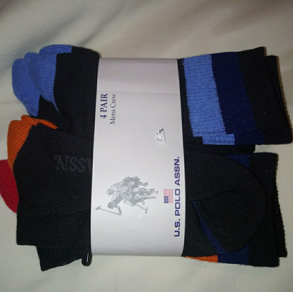 Polo Men's Crew Socks (4 pairs)